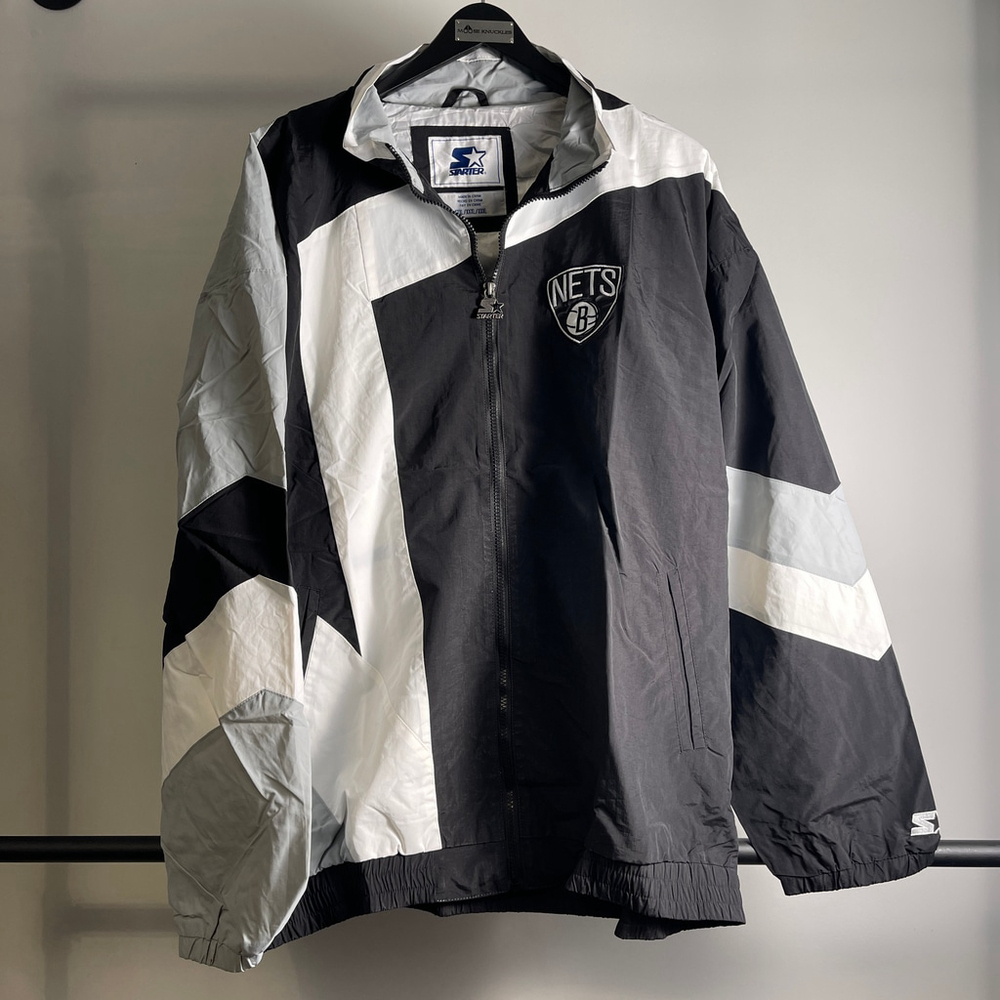 Men's Starter Brooklyn Nets lightweight Jacket Size 3XL